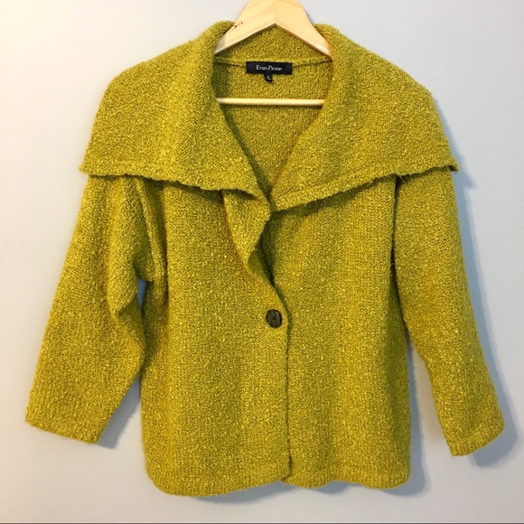 EVAN PICONE Jacket Cardigan Button Front Size Medium - Picture 8 of 9